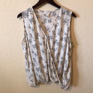 Loft V-Neck Blouse